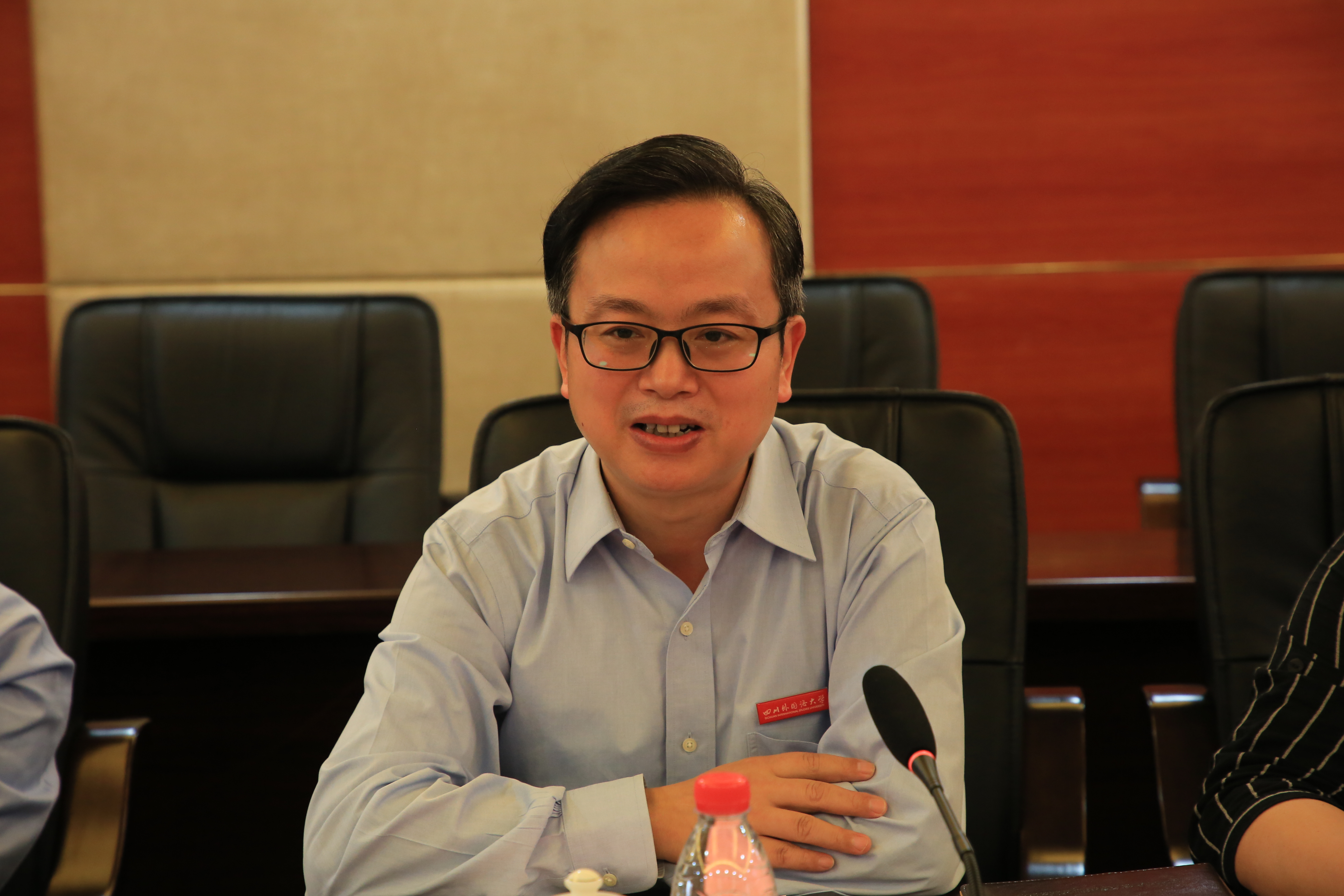 重庆市高新区管委会副主任孙立东一行来校调研交流